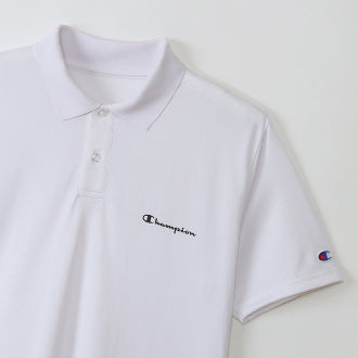 Champion Japan Left Script Polo Shirt – White - ANTHEM