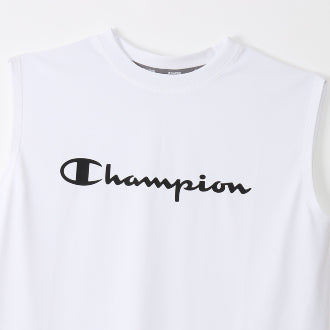 Champion Japan Script Logo Muscle Tee – White - ANTHEM