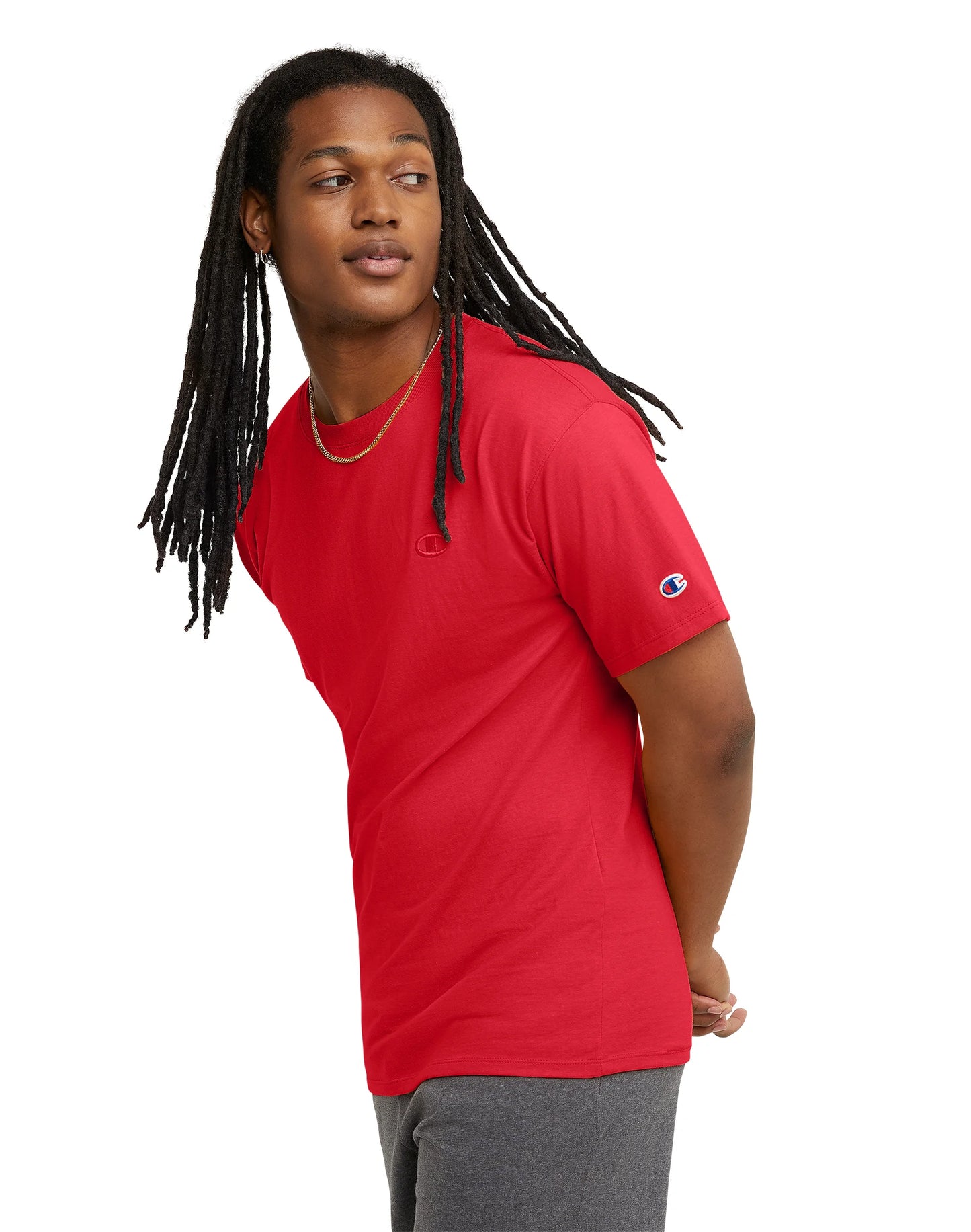 Champion US Classic Jersey T-Shirt – Scarlet - ANTHEM