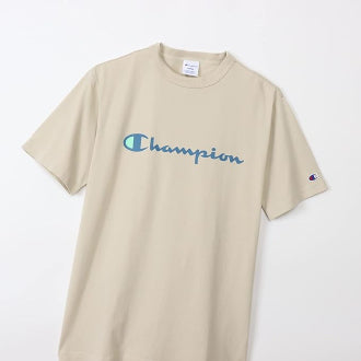 Champion Japan Script Logo Short Sleeve Tee – Natural - ANTHEM