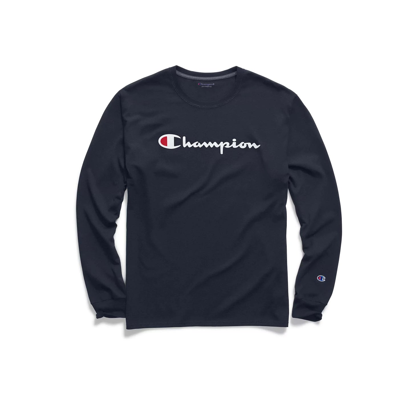 Champion US Classic Graphic Long Sleeve Tee - Navy - ANTHEM