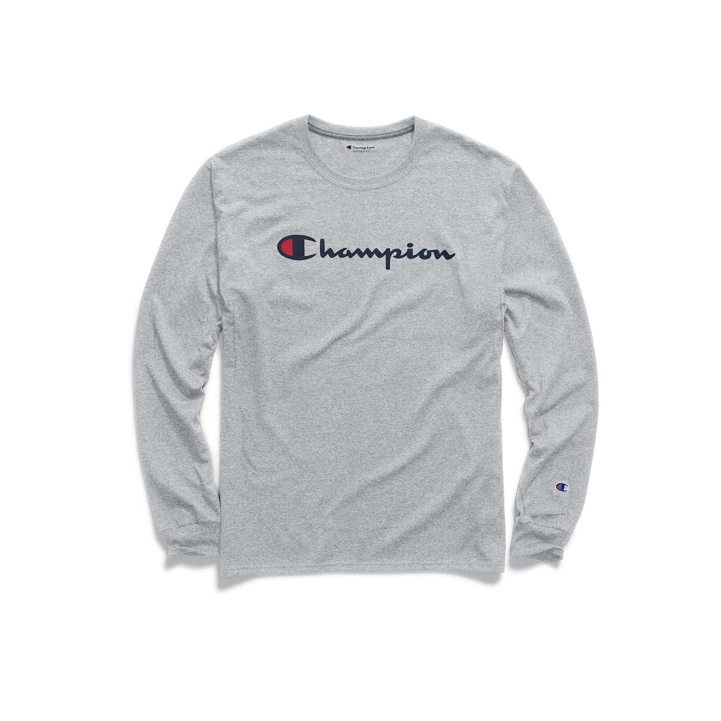 Champion US Classic Graphic Long Sleeve Tee – Oxford Gray - ANTHEM