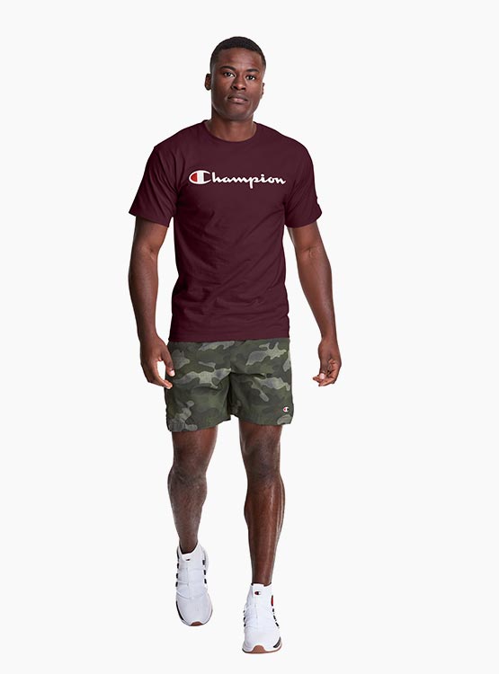 Champion US Classic Graphic Tee – Maroon - ANTHEM
