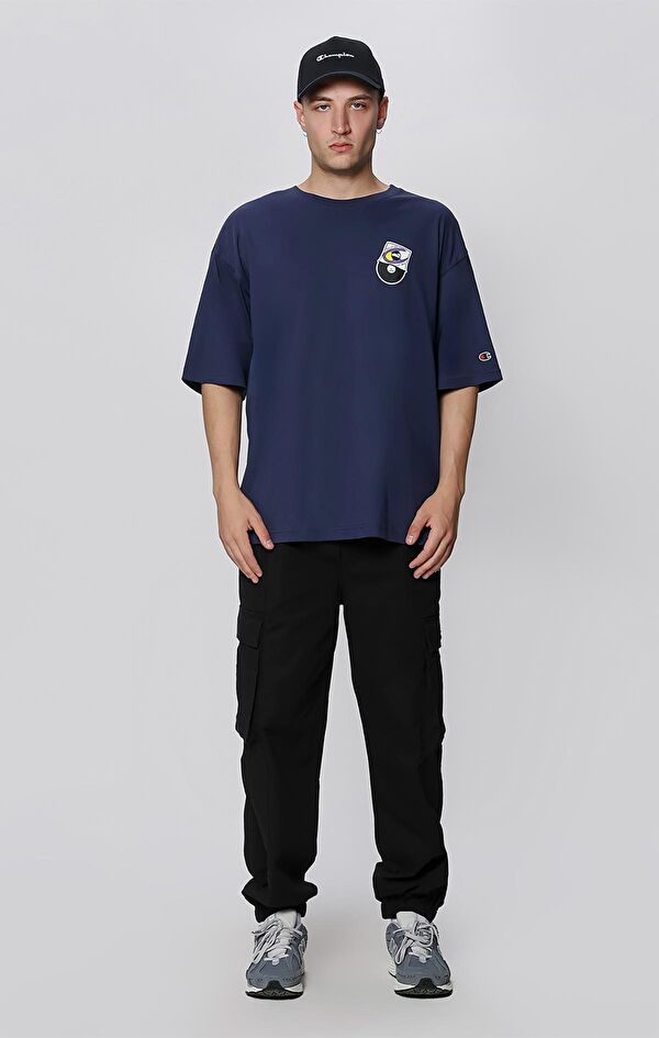 Champion Europe Crewneck Tee - Navy - ANTHEM