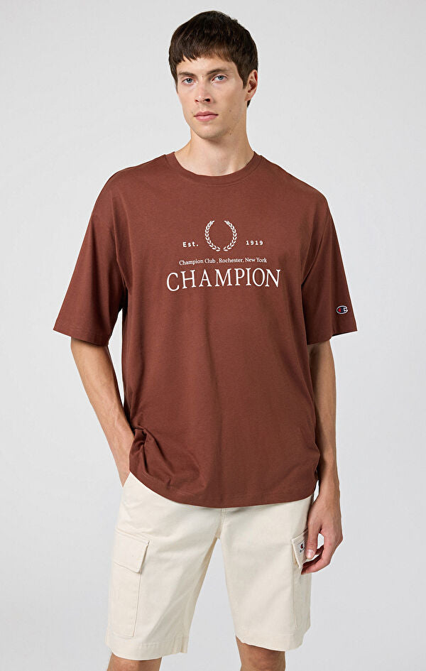 Champion Europe Crewneck Tee - Brown - ANTHEM