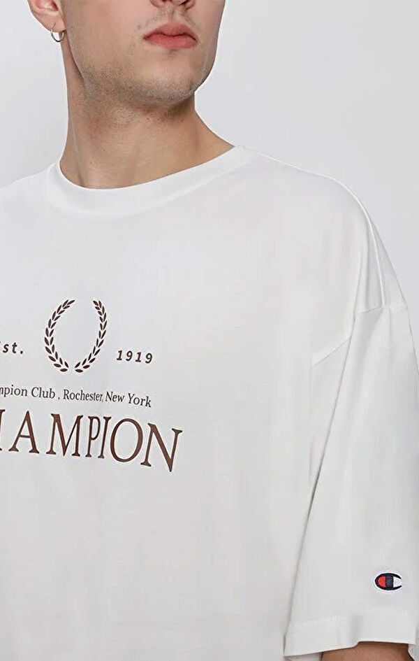 Champion Europe Crewneck Tee – White - ANTHEM