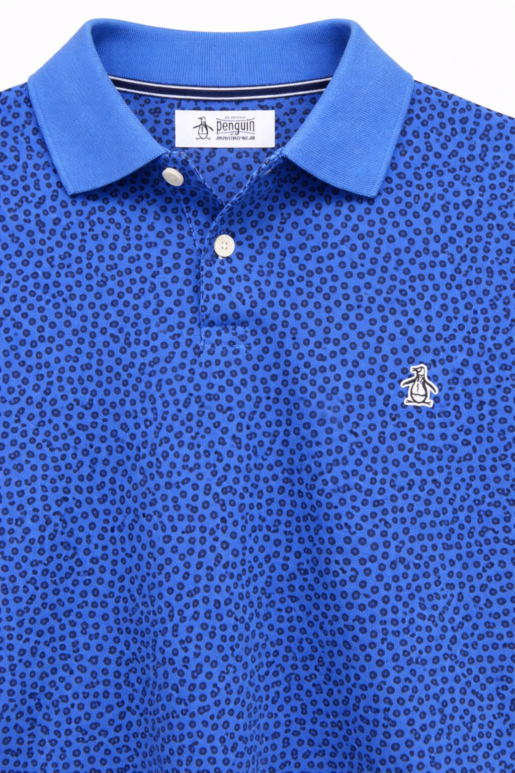 Original Penguin Organic Interlock Print Ditsy Polo - ANTHEM