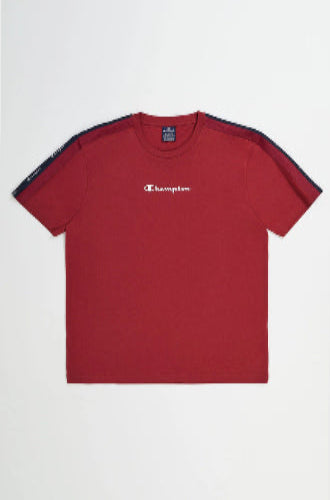 Champion Europe Men Crewneck Tee - Burgundy - ANTHEM