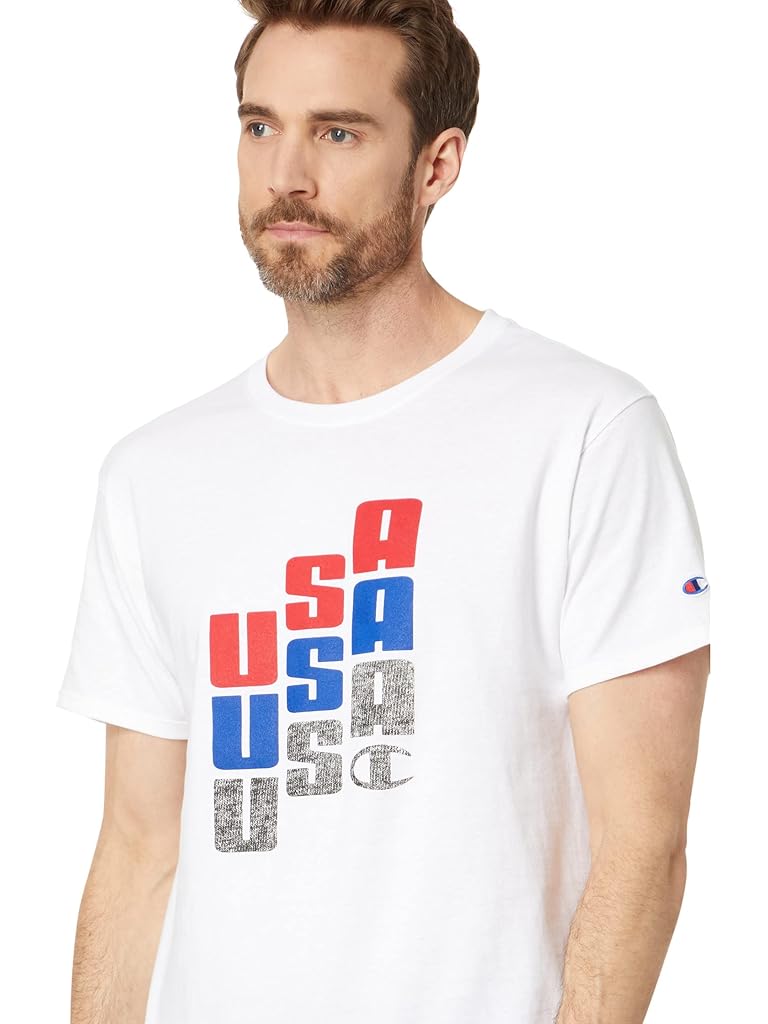 Champion US Classic Graphic Tee – White