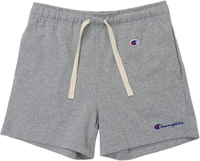 Champion Japan Script Logo Womens Shorts Oxford Gray - ANTHEM