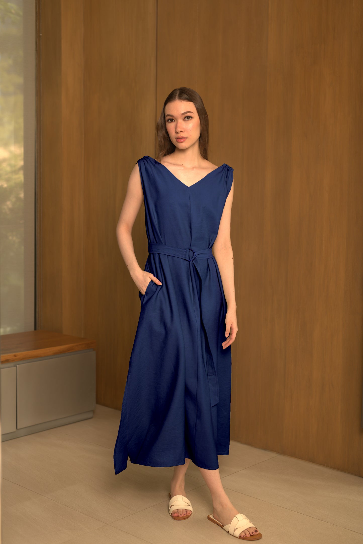 Between Days Felicity Dress in Navy