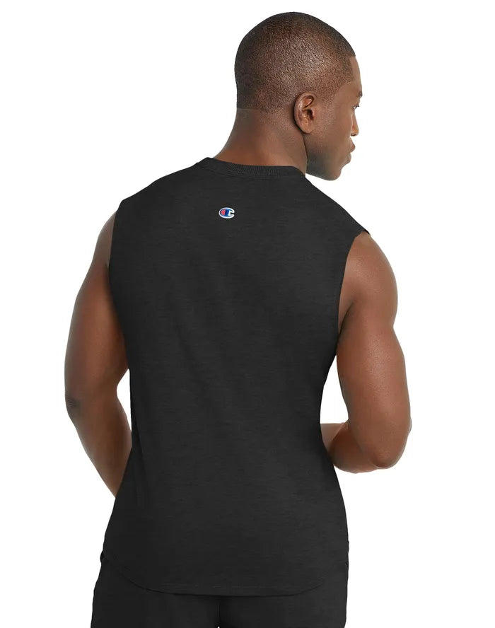 Champion US Classic Graphic Muscle Tee – Black