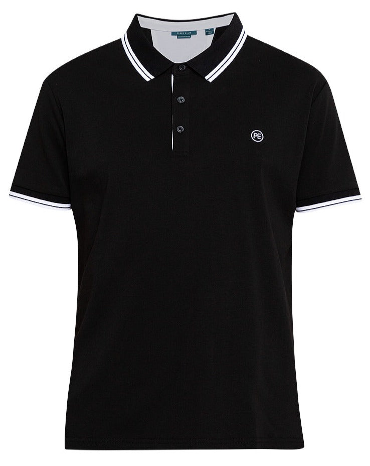 Perry Ellis Open Chest Knit Pimacotton Polo - ANTHEM