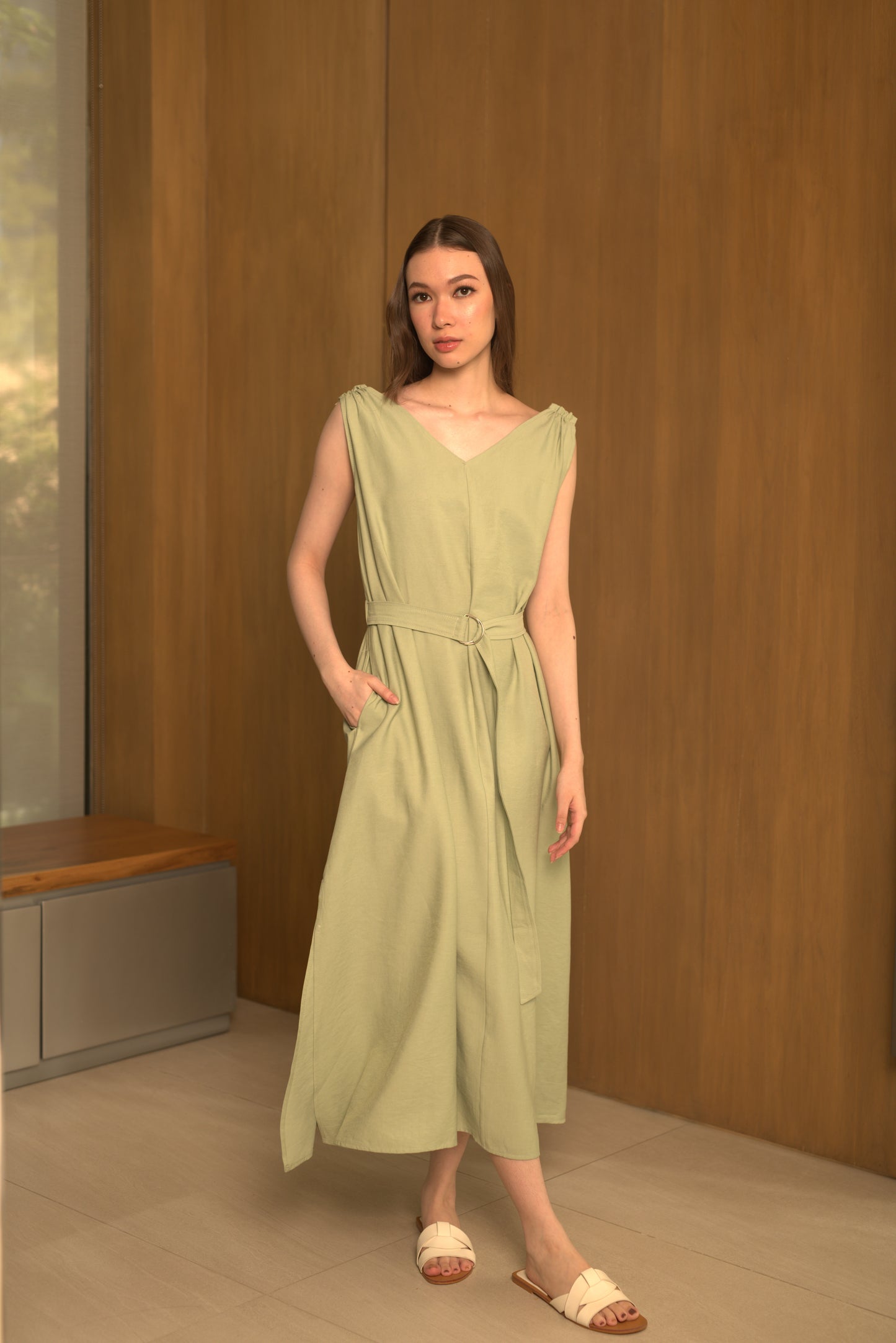 Between Days Felicity Dress in Sage