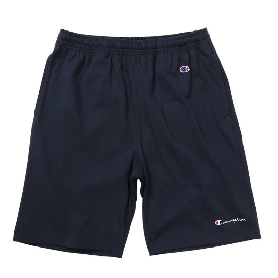 Champion Japan Left C & Script Logo Shorts Navy