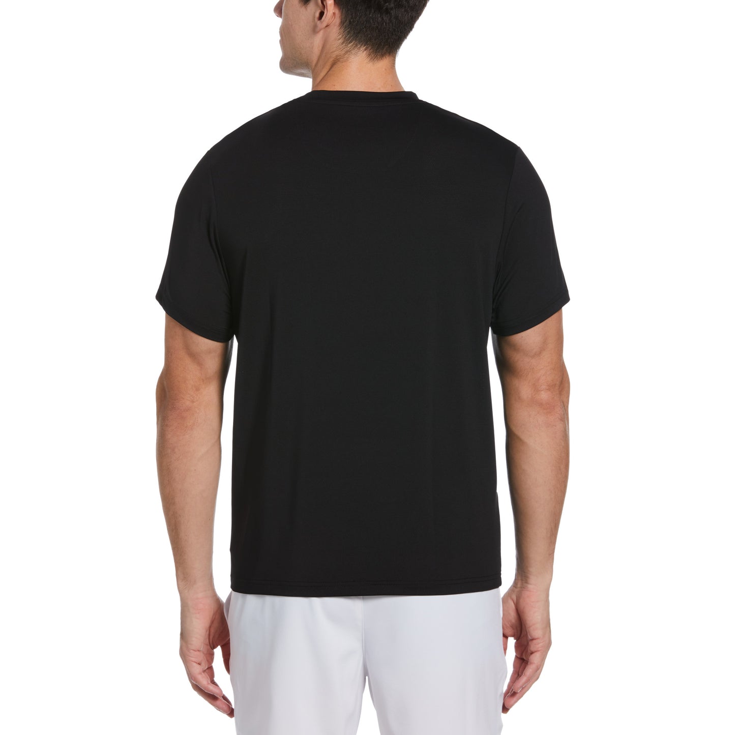 Original Penguin Crew Neck Short Sleeve Tennis Shirt Caviar