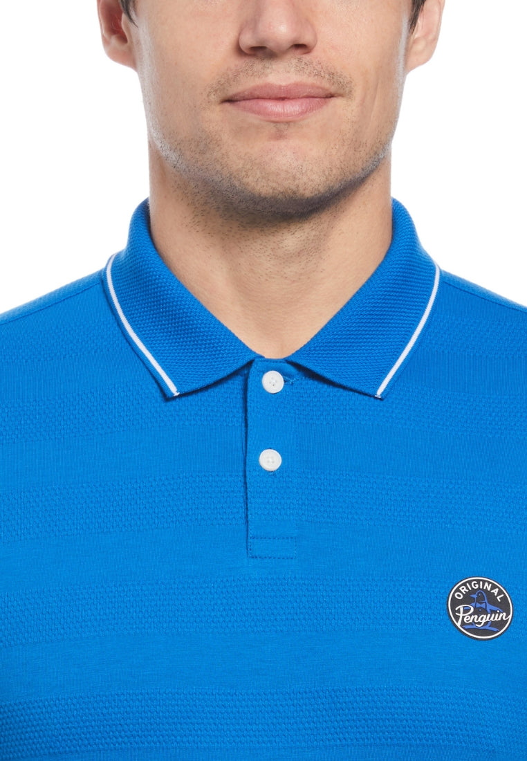Original Penguin Honeycomb AO Jacquard Polo - ANTHEM