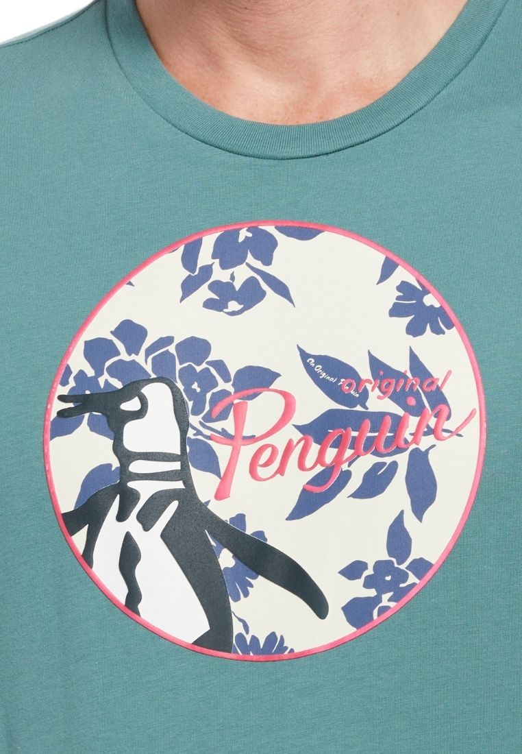Original Penguin Floral Fill Pete Short Sleeve Tee Shirt - ANTHEM