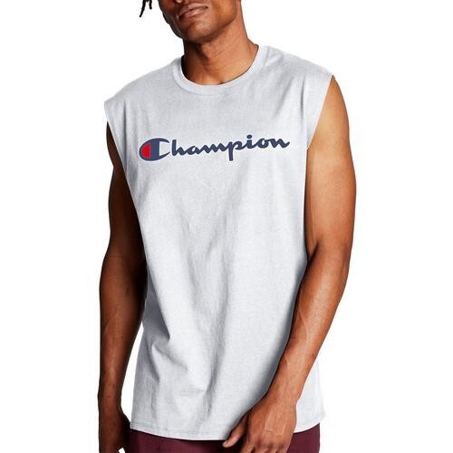 Champion US Classic Graphic Muscle Tee – White