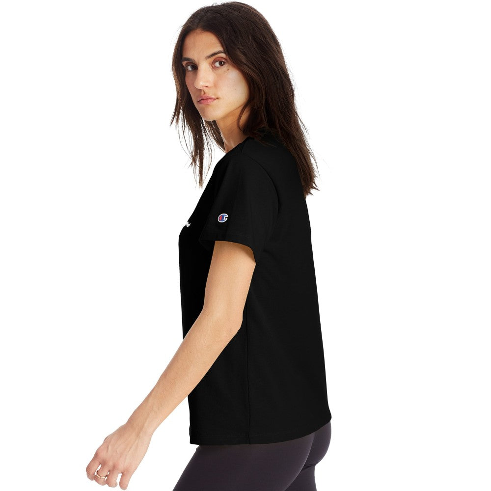 Champion USA Womens Heritage Tee Black