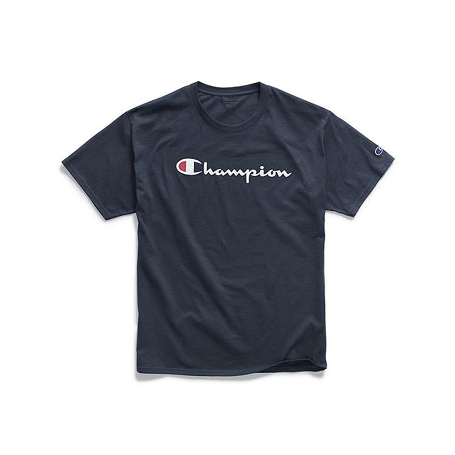 Champion USA Mens Classic Graphic Tee Navy - ANTHEM