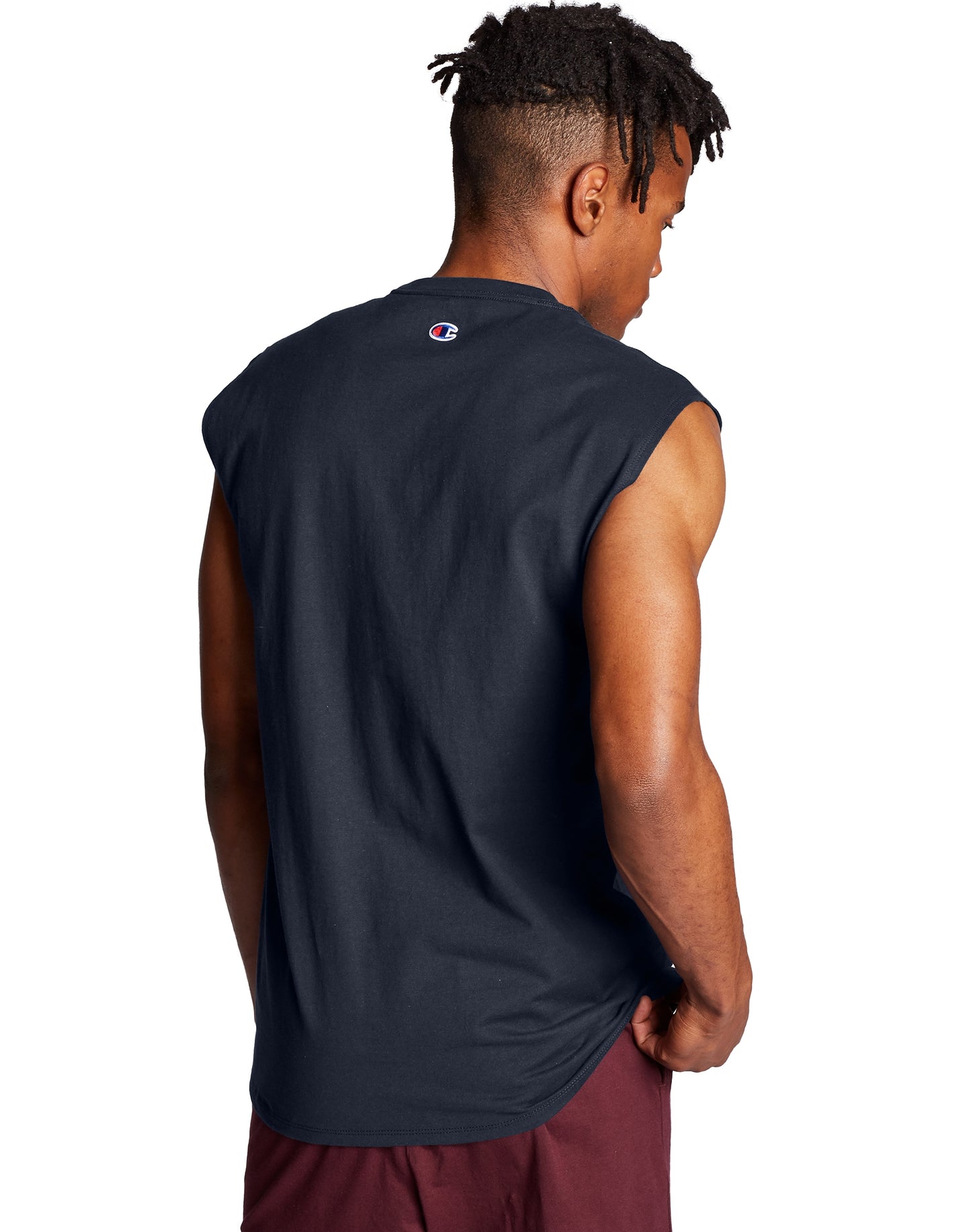 Champion USA Classic Graphic Muscle Tee - Navy - ANTHEM