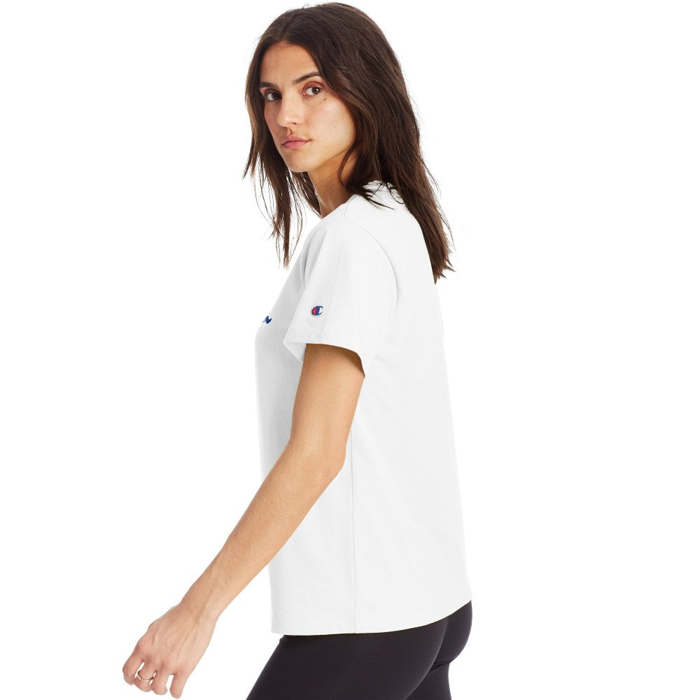Champion USA Womens Heritage Tee White - ANTHEM
