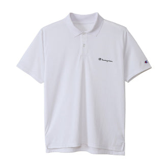 Champion Japan Left Script Polo Shirt – White