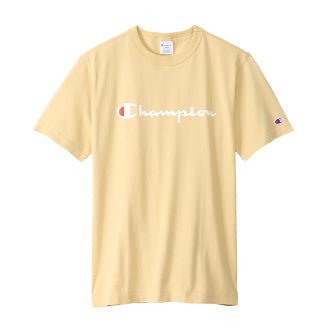 Champion Japan Script Logo Short Sleeve T-Shirt – Light Yellow