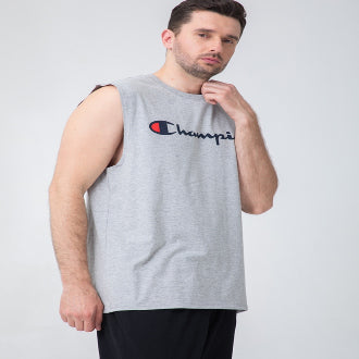 Champion US Classic Graphic Muscle T-Shirt – Oxford Gray