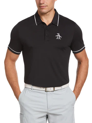 Original Penguin US New Heritage Polo Caviar ANTHEM