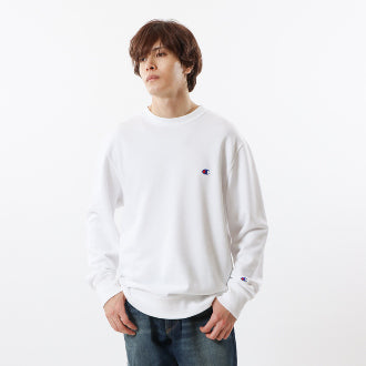 Champion Japan C Logo Crew Neck Sweatshirt – White