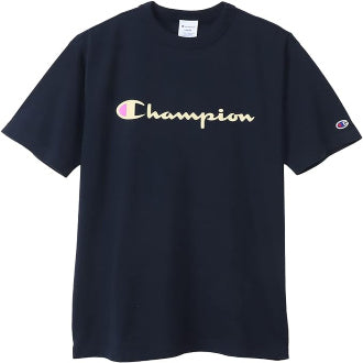Champion Japan Script Logo Short Sleeve T-Shirt – Navy