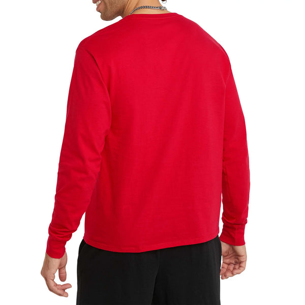 Champion US Classic Graphic Long Sleeve Tee - Scarlet