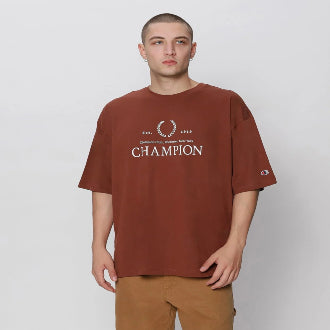 Champion Europe Crewneck T-Shirt - Brown