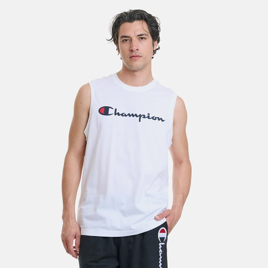 Champion US Classic Graphic Muscle Tee – White
