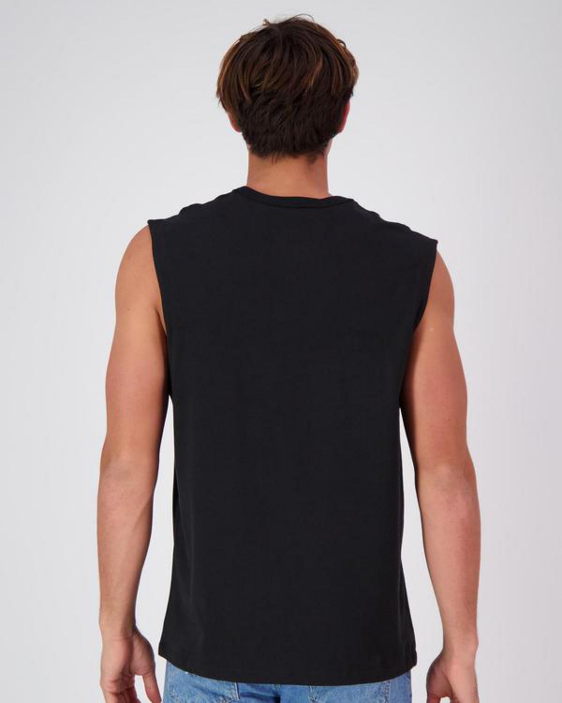 Champion US Classic Graphic Muscle Tee – Black - ANTHEM