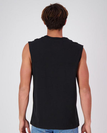 Champion US Classic Graphic Muscle Tee – Black - ANTHEM