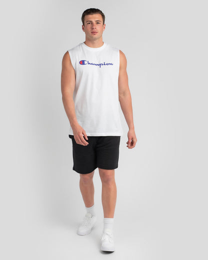 Champion US Classic Graphic Muscle Tee – White - ANTHEM