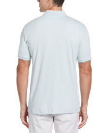 Original Penguin Organic Cotton Interlock Short Sleeve Daddy Polo Shirt – Ballad Blue