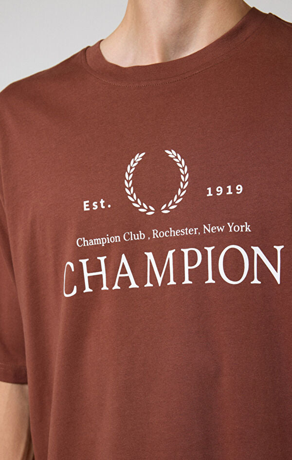 Champion Europe Crewneck Tee - Brown - ANTHEM