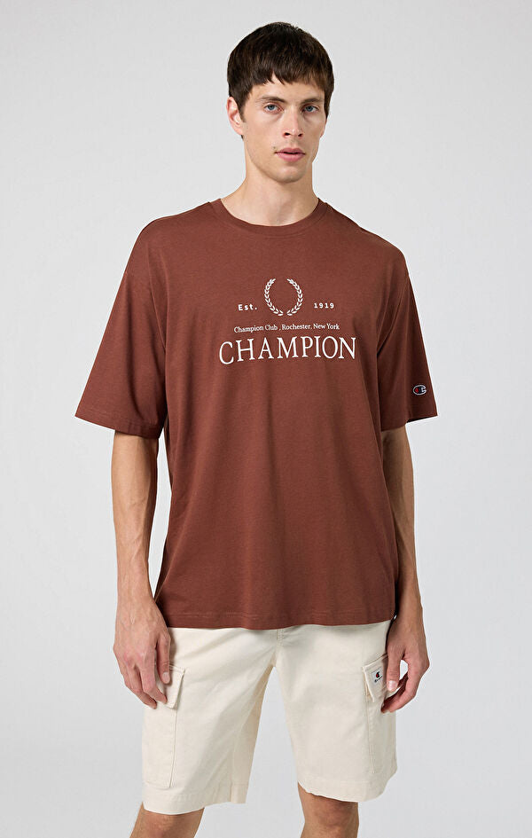 Champion Europe Crewneck Tee - Brown - ANTHEM