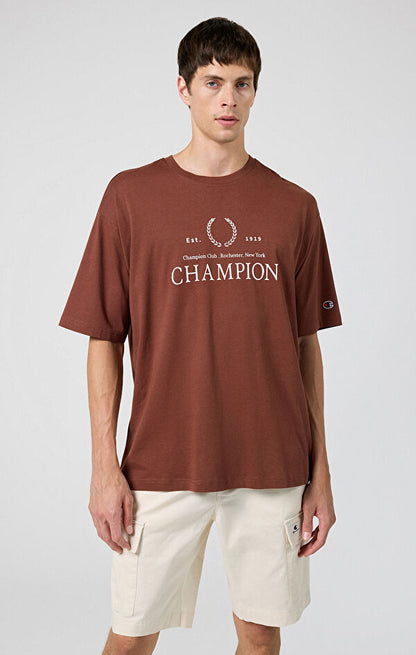 Champion Europe Crewneck Tee - Brown - ANTHEM