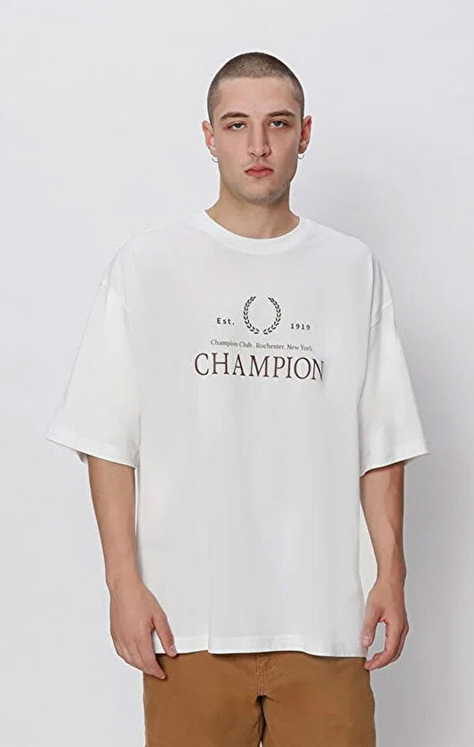 Champion Europe Crewneck Tee – White - ANTHEM