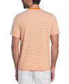 Original Penguin Textured Stripe Jacquard Short Sleeve Tee Shirt - Russet Orange