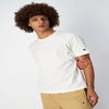 Champion Europe Men’s Crewneck T-Shirt with Embroidered  – White
