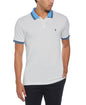 Original Penguin Pique Birdseye Short Sleeve Polo Shirt With Undercollar – Bright White - ANTHEM
