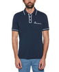Original Penguin Drop Needle Short Sleeve Polo Shirt With Tipping – Dress Blues - ANTHEM