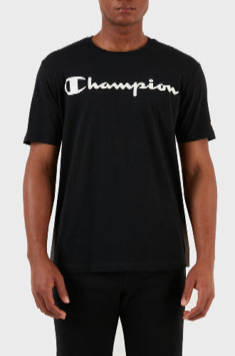 Champion Europe Men Crewneck Tee – Black - ANTHEM