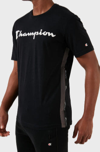 Champion Europe Men Crewneck Tee – Black - ANTHEM